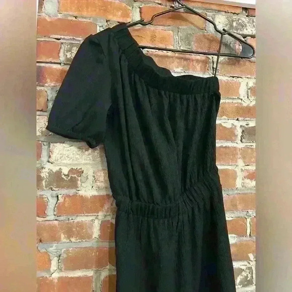 Mango Asymmetric Texture Jumpsuit Size Small - Picture 6 of 8